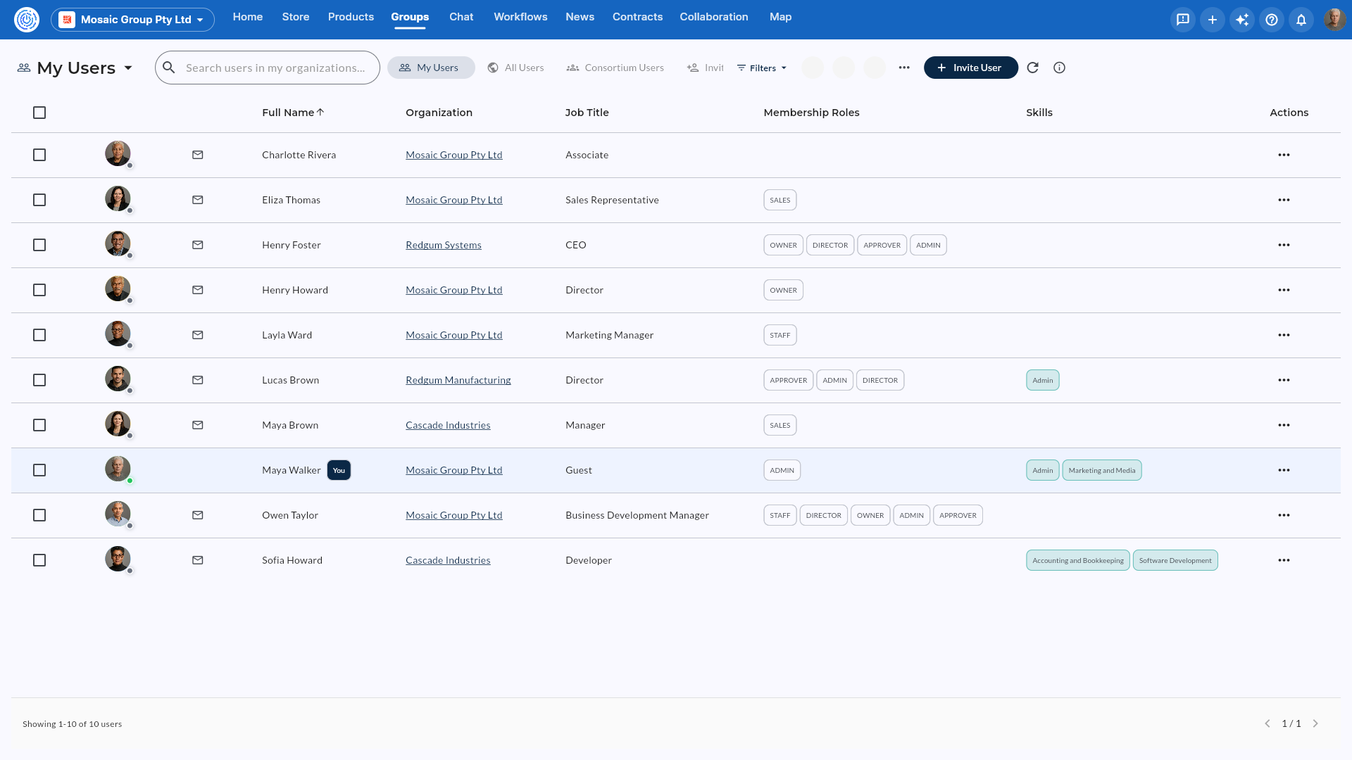Contacts & CRM