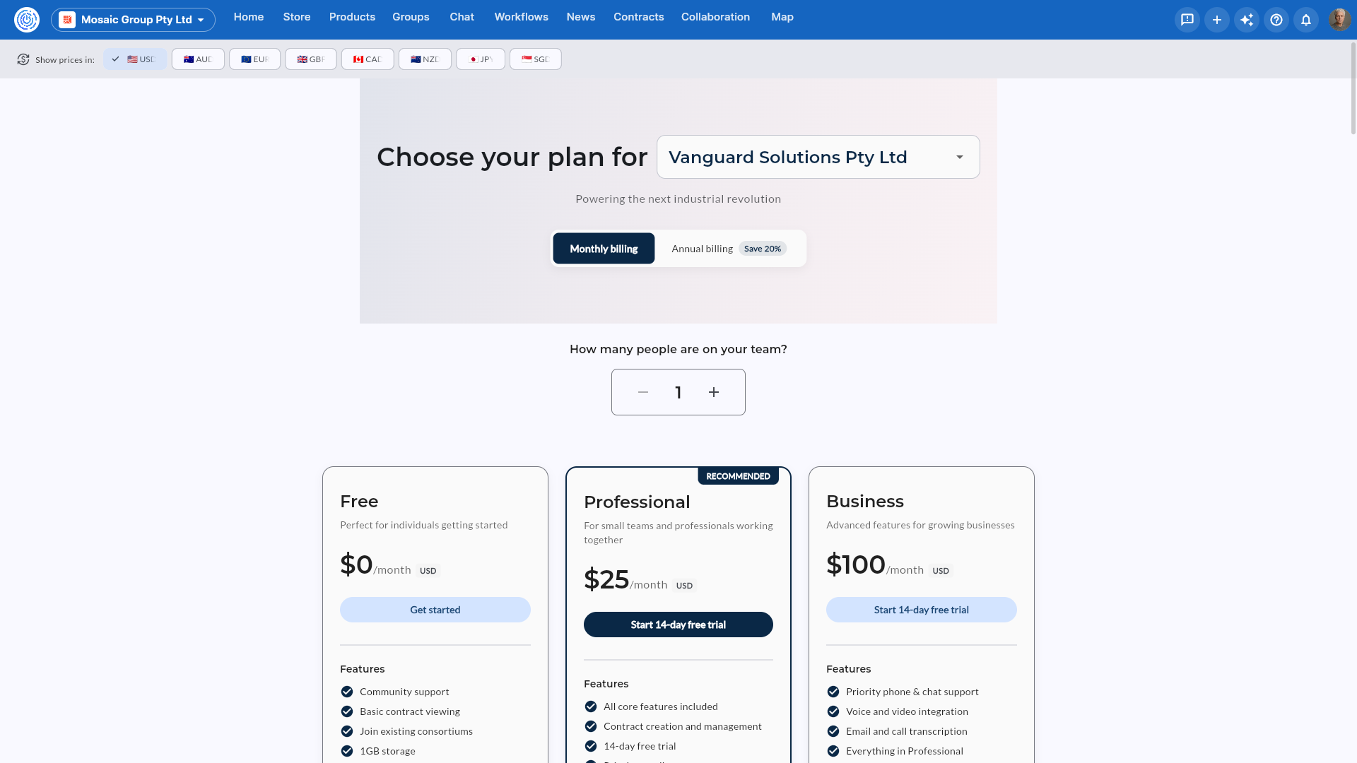 Subscription Plans